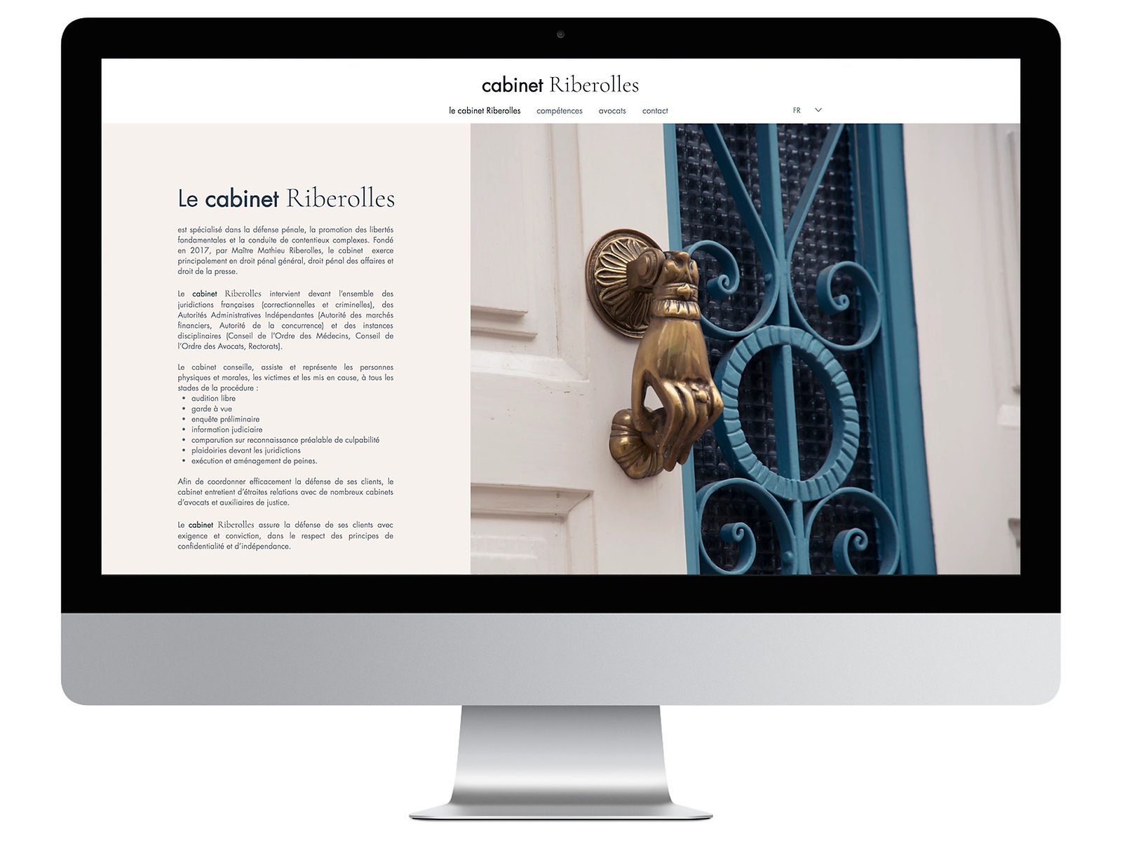 page site web