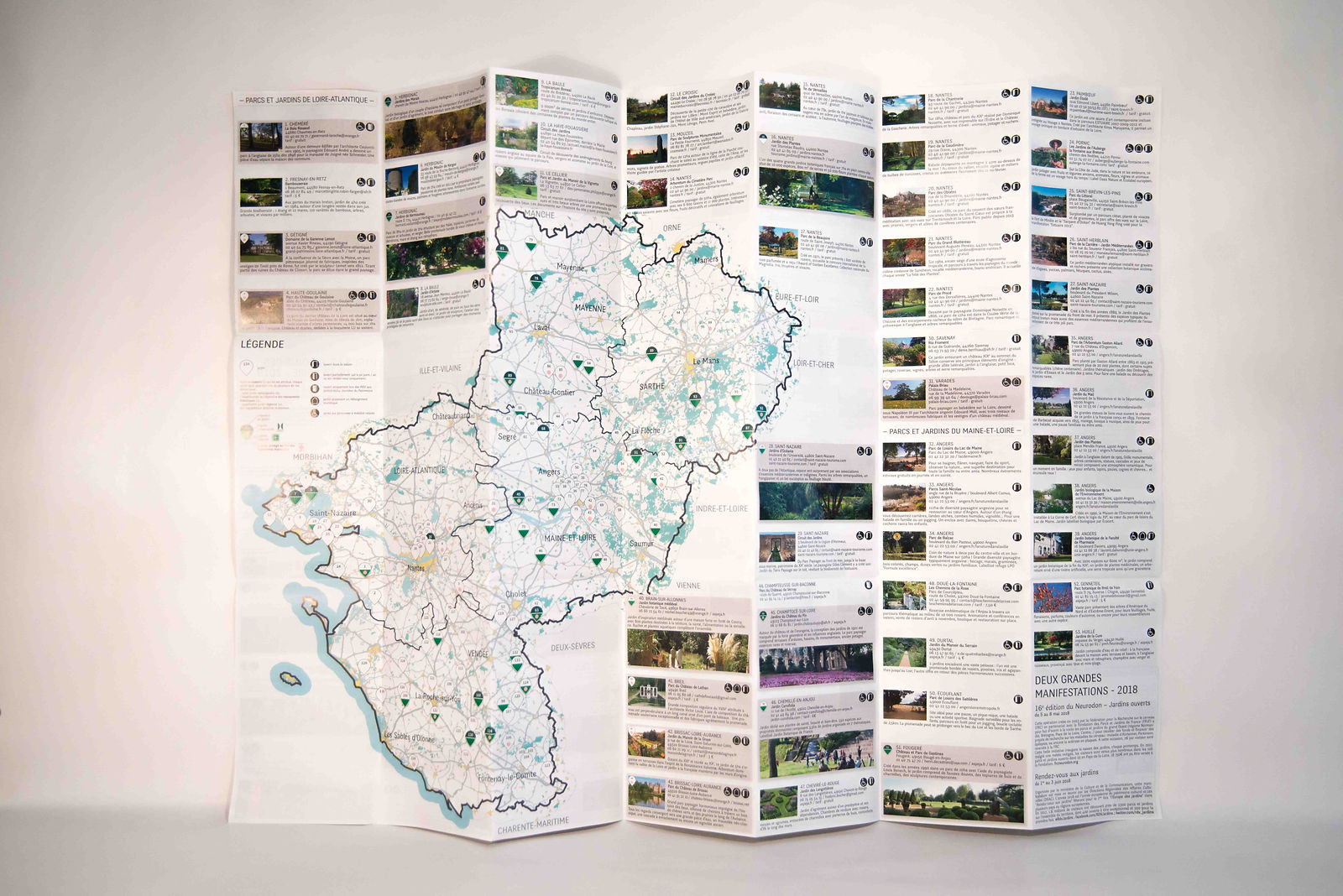 dépliant Jardins Pays de la Loire