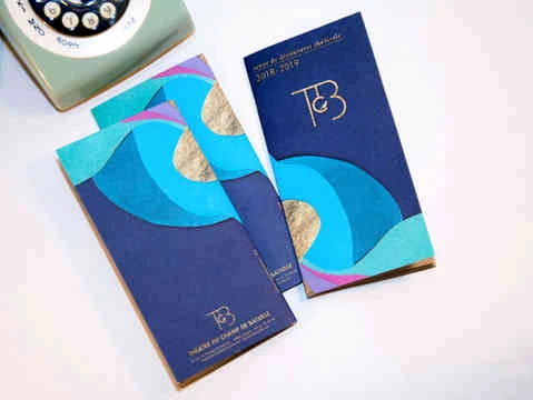 livret bleu et rose