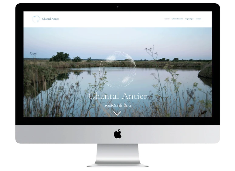 page d'accueil de site web
