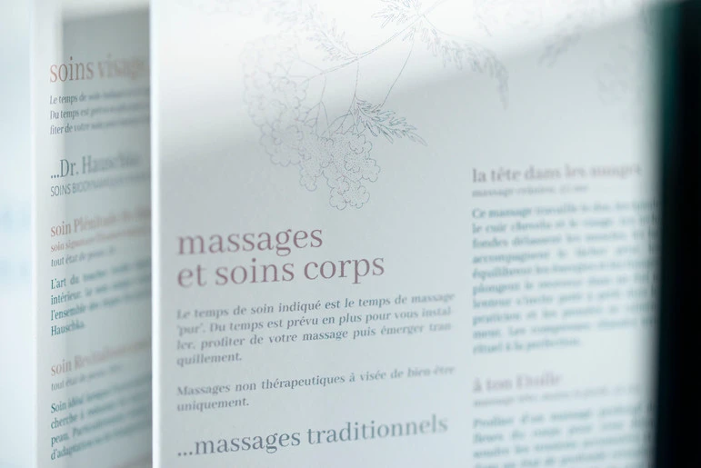 carte de soins pages intérieures