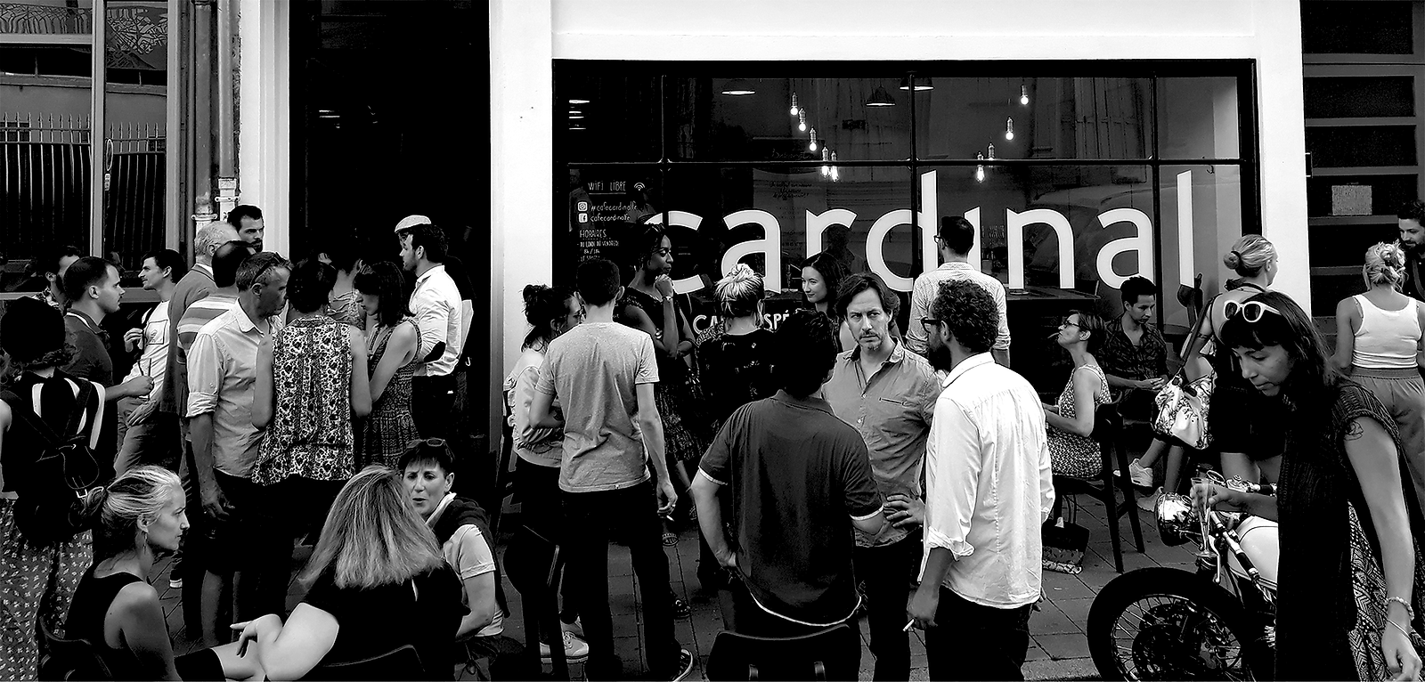 inauguration du café cardinal rue des Arènes à Angers - crédits hortense rossignol graphisme