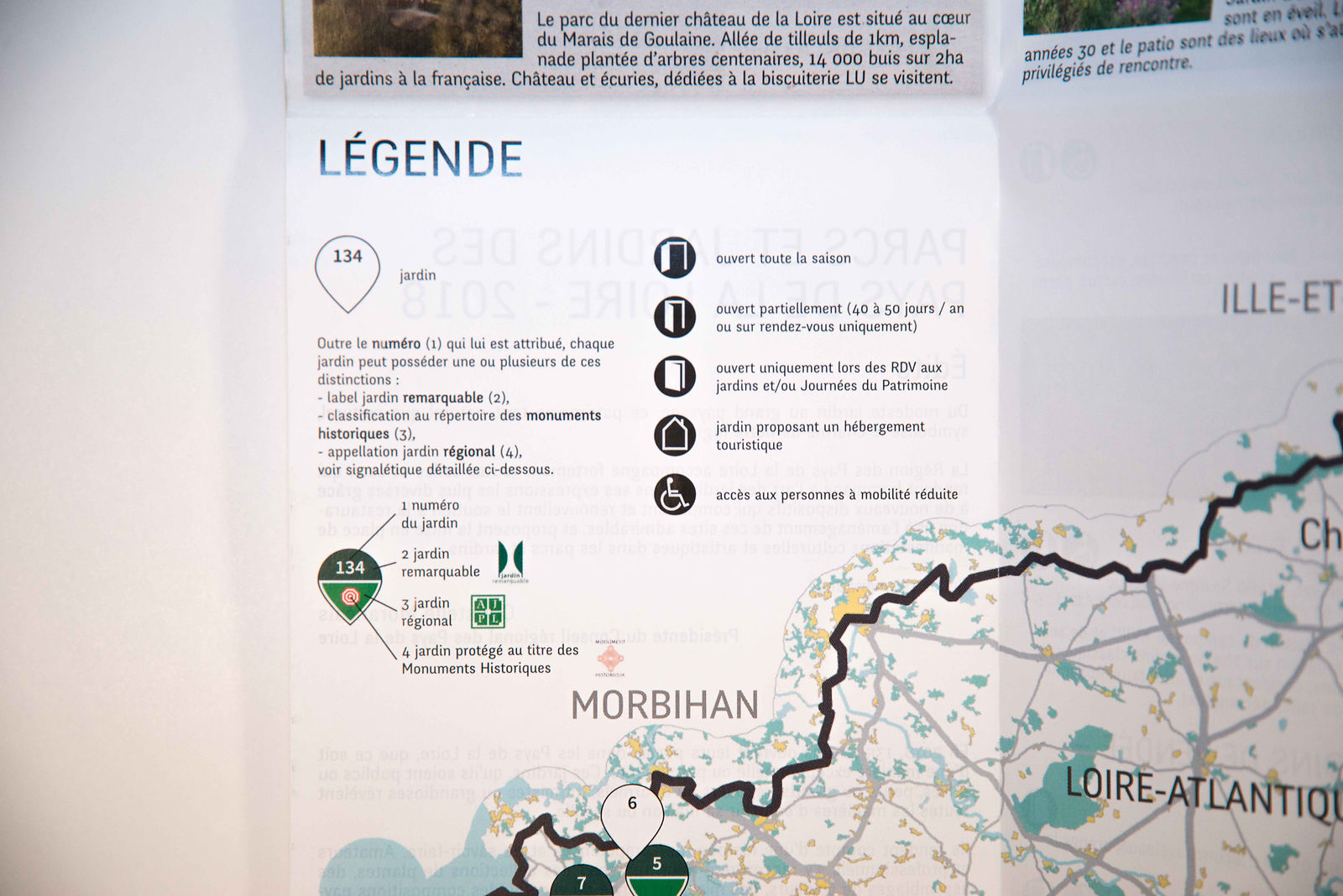 légende cartographique