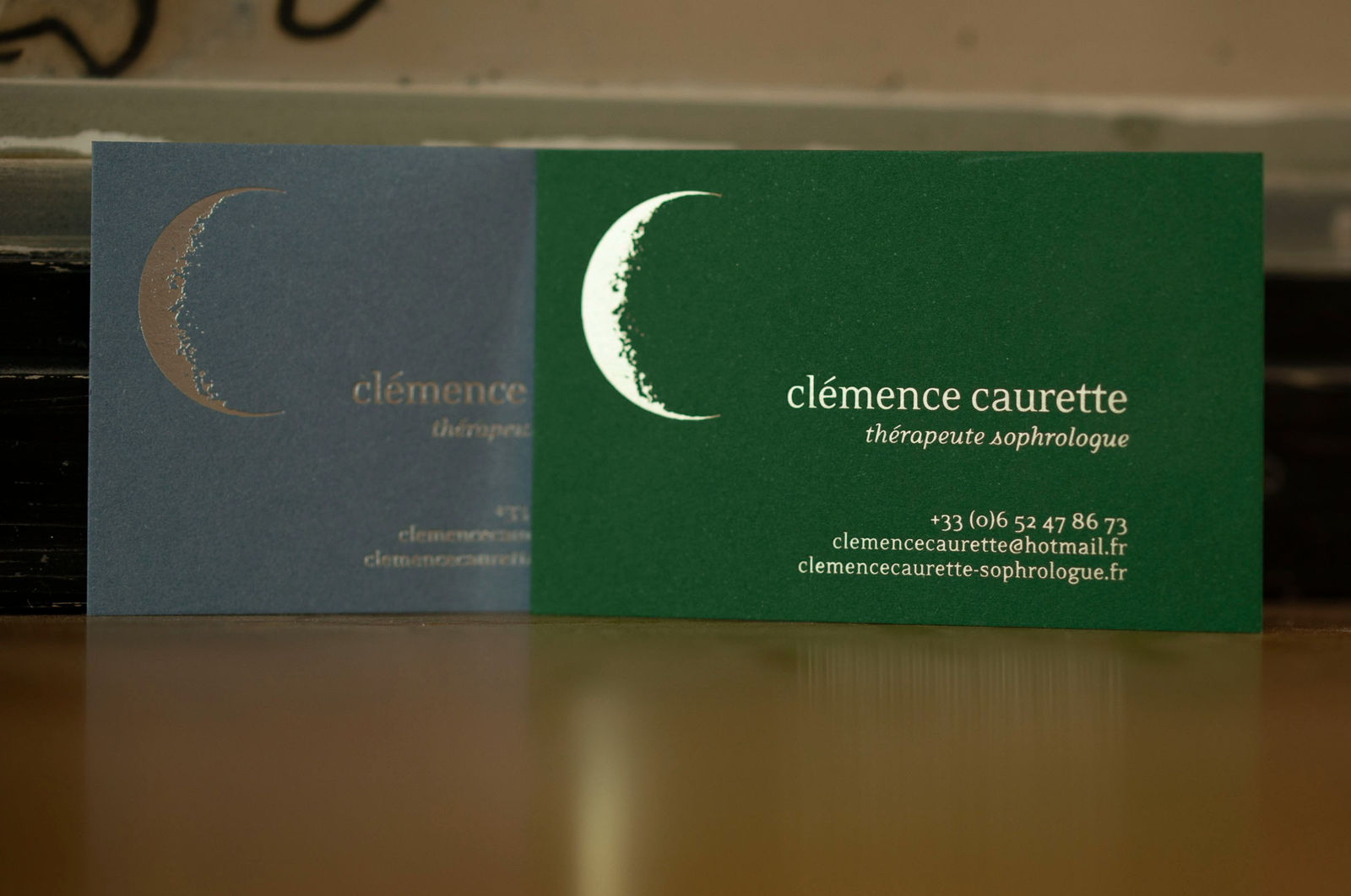 duo de cartes de visite